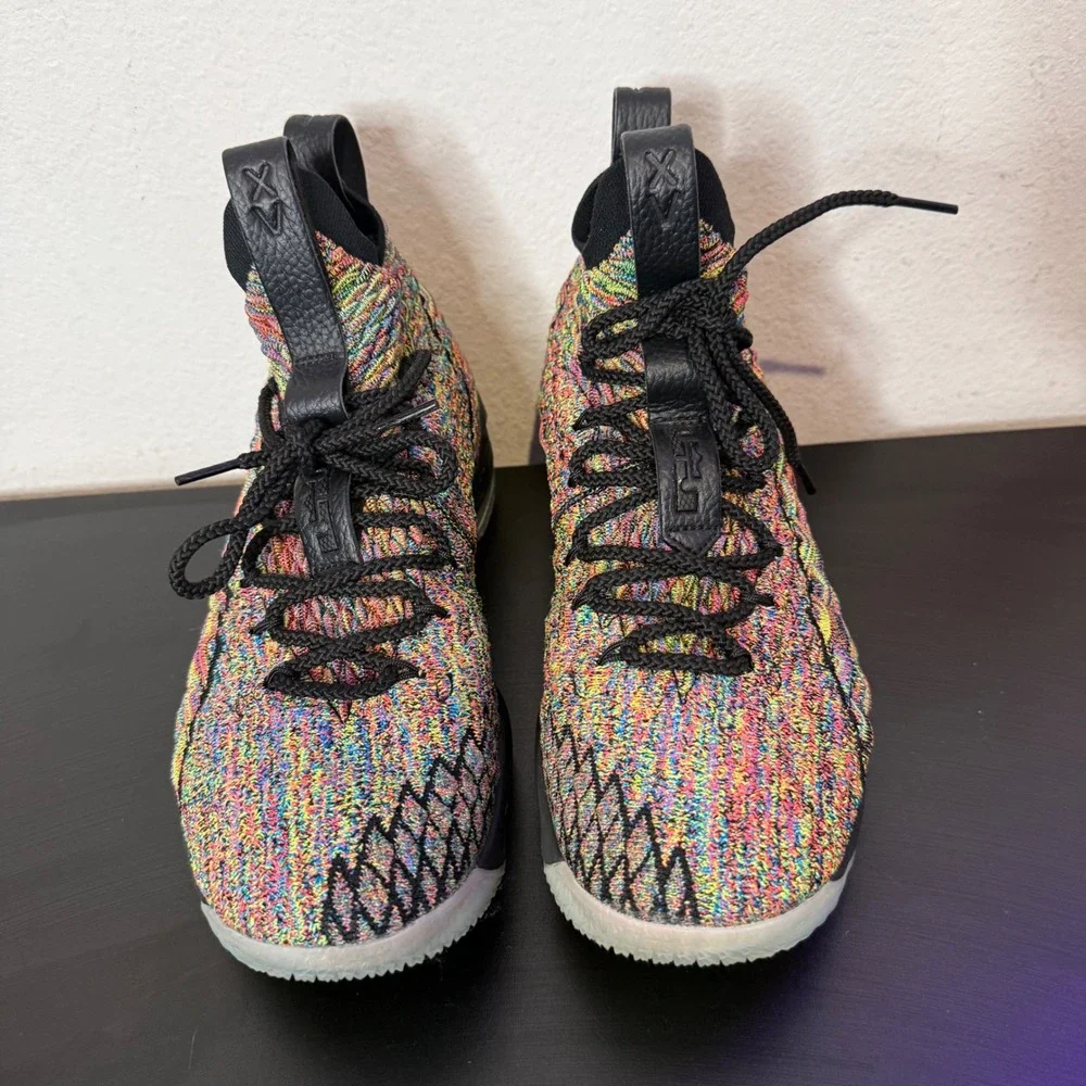 Nike LeBron 15 Four Horsemen Basketball Shoes Knit 897648-901‎ Mens 8.5